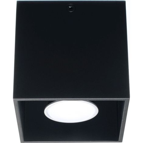 Deckenlampe Schwarz GU10 Aluminium