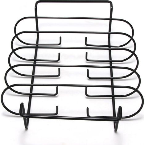 Support de côtes levées pour grillades, ribs et rôtis, acier robuste – 32 × 25 cm (1/5)