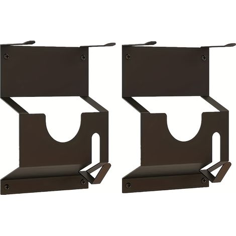 Lot de 2 supports muraux pour meuleuse d'angle, rangement mural en métal solide pour atelier et outils de travail (1/5)