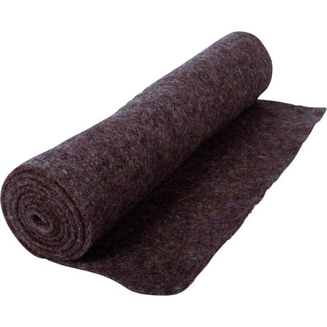 NOOR Winterschutzmatte für Topfpflanzen, aus Schafwolle, 50x150cm, braun (1/5)