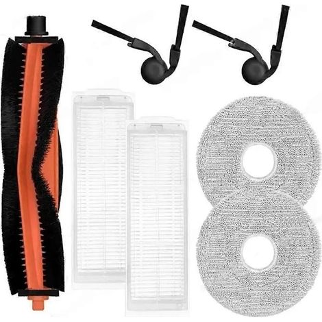 Filtre pour aspirateur brosse pour aspirateur Filtre de brosse pour aspirateur filtre de 7PCS Xiaomi Robot Aspirateur S40 Pro / OV71GL Aspirateur Accessoires pièce détachée Main Side Brosse HEPA Filtr (1/5)