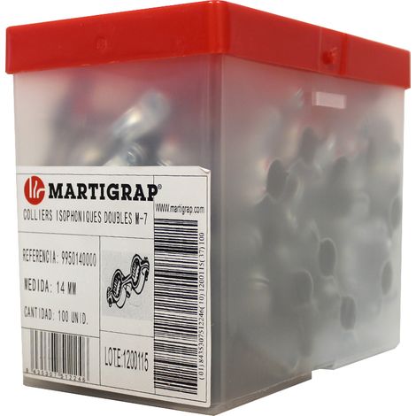 100 colliers isophonique double M7 x 150 pour tube Ø14 - Arcanaute (1/5)