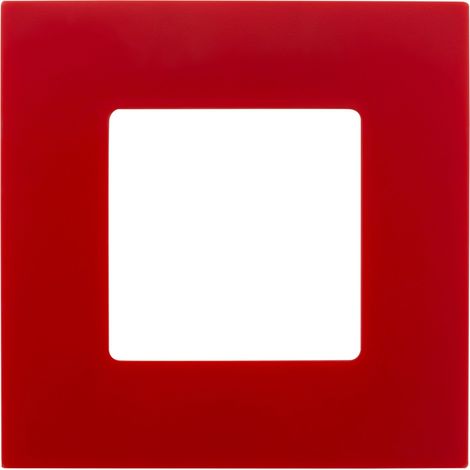 Plaque de finition Clarys - rouge - Zenitech