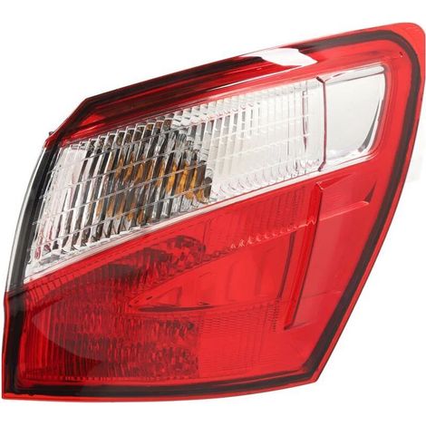 ZVD – Wasserdichte LED-Rückleuchte für Nissan Qashqai 2010–2014 – Stoßfest – Außenmontage – Hohe Helligkeit, 12 V – BR00A