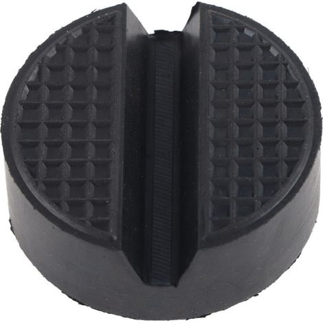 Jeffergarden Adaptateur universel de coussin de cric de voiture, cadre en caoutchouc fendu, Support de Protection de Rail, 6.5cm de diamètre (1/5)