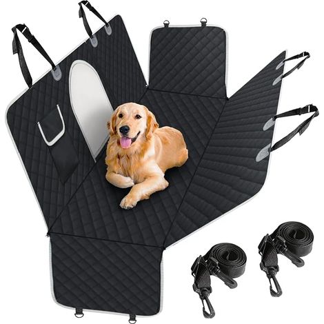 Car Seat Cover for Dogs - Protection Against Scratches, Dirt and Hair, with Mesh Window (1/5)