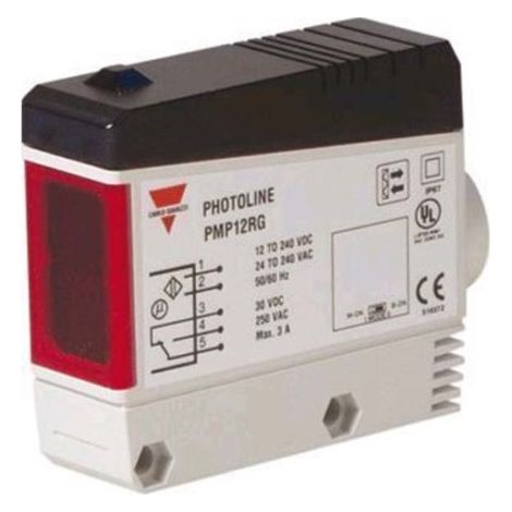 Capteur photoélectrique CARLO GAVAZZI PMP12RGM pour motorisation