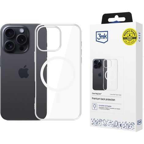 Funda transparente MagCase 3mk para Apple iPhone 16 Pro (1/5)