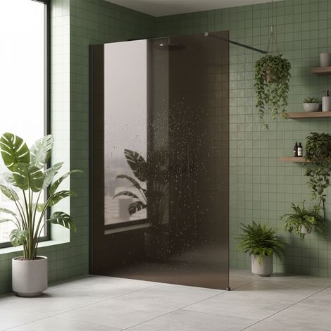 PARED DE LA DUCHA REA FLEXI BROWN TITANIUM 140 (1/5)