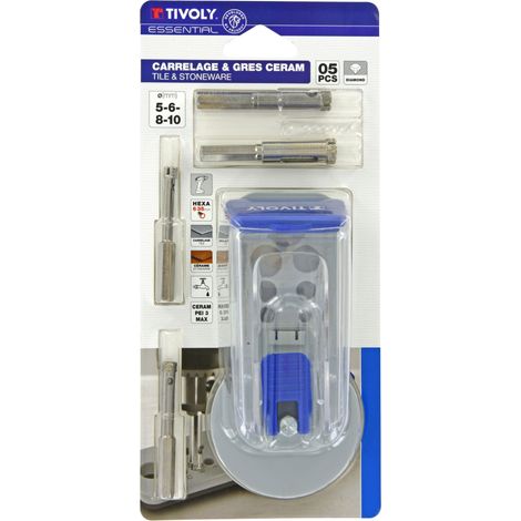 Tivoly • Kit 5pcs Perçage carrelage/grès-cérame (1/2)