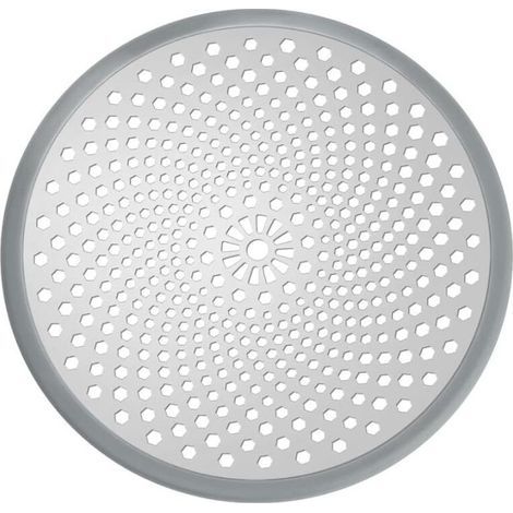 Silberner Edelstahl-Haarfilter, 1 Stück, rostfrei, verstopfungsfrei, leicht zu reinigen, für Bad, Küche, Badewanne (1/5)