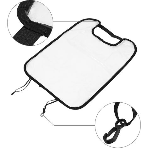 Protection idéale pour le dossier de siège auto, tapis de protection anti-taches et anti-boue en PVC propre et propre (1/5)
