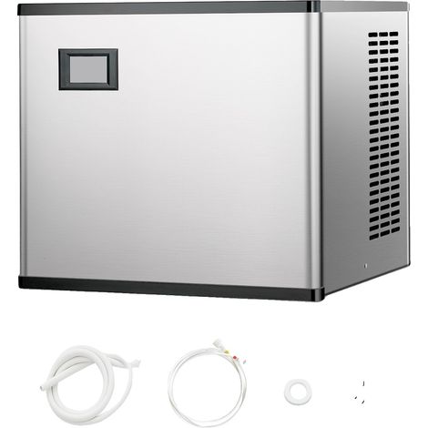 Macchina per il ghiaccio commerciale VEVOR 500 libbre/24 ore Autopulente, Solo testa, 300 libbre/giorno-b (1/2)