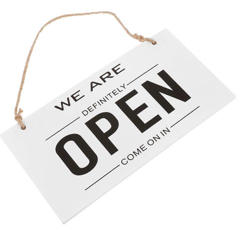 Panneaux d'ouverture/fermeture pour établissements commerciaux, en bois, lot de 4, à suspendre. (1/5)