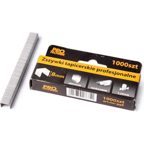 Agrafes G 6 mm affûtées, largeur PRO