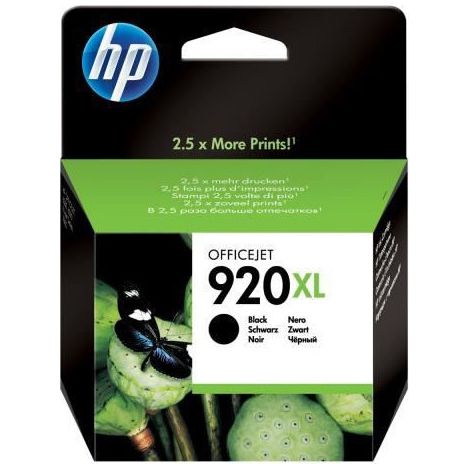 HP 920XL High Yield Black Original Ink Cartridge cartouche d'encre 1 pièce(s) Rendement extra (super) élevé