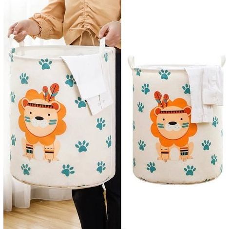 Collapsible laundry basket - Large capacity - Convenient handle - Waterproof inner layer (1/4)
