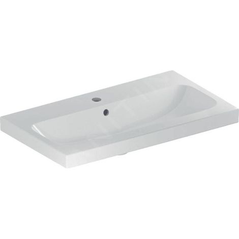 Geberit iCon Light lavabo avec saillie raccourcie, 75 cm x 42 cm, (1/2)