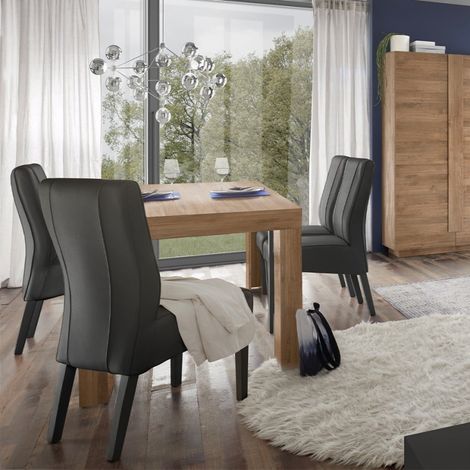 Ausziehbarer Esstisch aus Holz 90x137-185cm Eclipse Jupiter (1/5)