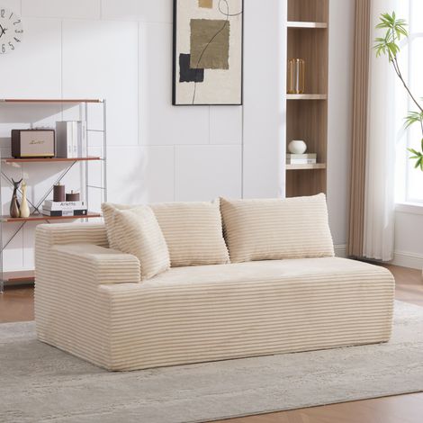 Canapé modulaire - Tissu chenille - Rembourrage mousse haute élasticité 30D - Fond antidérapant - Prêt à l'emploi (1/5)