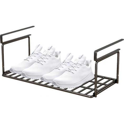 Étagère à chaussures sous étagère, organisateur d'étagère à chaussures pliable - Support de rangement pour pour entrée Étagère de rangement pliante pour, support de (1/5)