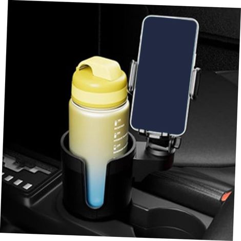 Beksdoor para adaptador de coche Soporte de teléfono expandible Espacio práctico integrado para taza y teléfono (1/5)