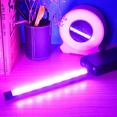 Tragbares LED-Fülllicht RGB-Farbnachtlicht, Fotobeleuchtungsstab, USB-betriebene Selfie-Lampe (1/4)