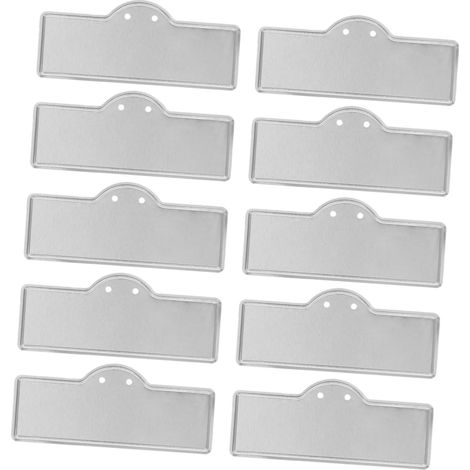 Lot de 10 étiquettes en aluminium pour plantes de jardin (petit format) (1/5)