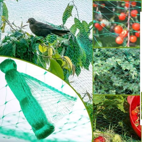 MIMOSON-Bird Protection Net, Anti-Bird Anti-Leaf Garden Netting PE Pond Netting for Protecting Vegetables Fr (1/5)