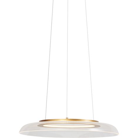 Design-Pendelleuchte Gold und Transparent 3-Stufen-Dimmbar - Scacrylic (1/4)