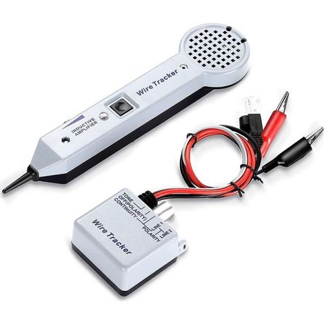Kit generador de tono, rastreador de cables, kit de rastreo de tono profesional, probador de cables de alta precisión 200EP, amplificador inductivo y kit de sonda con volumen ajustable (1/5)