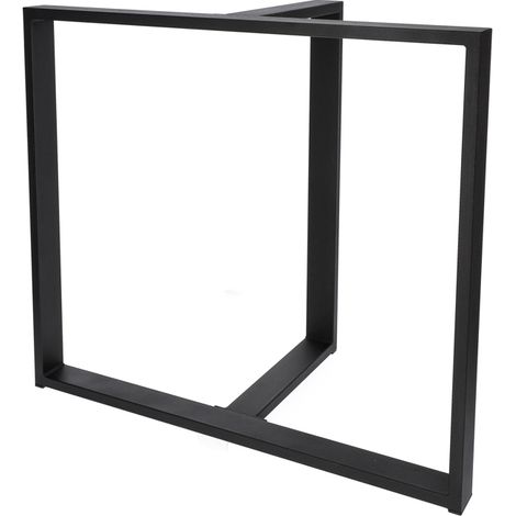 KWADRO MEZZO pata 80x71 cm NEGRO