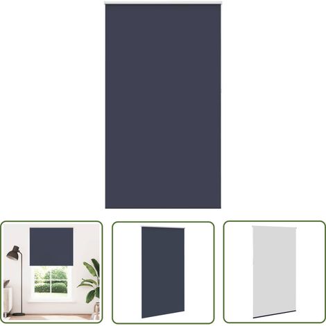 vidaXL Verdunkelungsrollo Marineblau 130x210 cm Stoffbreite 126,6 cm (1/5)
