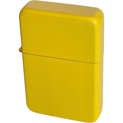 Encendedor de gasolina amarillo atómico