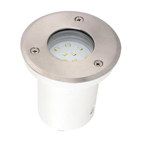 Spot LED étanche rond 1.2W – Acier inoxydable – Verre trempé – Angle 120° – Blanc froid 6400K – IP67 pour extérieur – Horoz Electric (1/2)