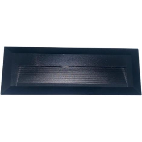 Balise LED en Saillie Rectangle 3W 220V 65° IP65 pour Escaliers - Blanc Chaud / Noir - SILUMEN (1/5)
