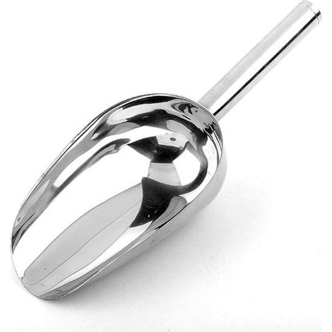 Scoop À Glace - Acier Inoxydable Alimentaire - 19,5 cm - Pour Buffet Mariage Bar Confiserie - 1 Pièce (1/5)