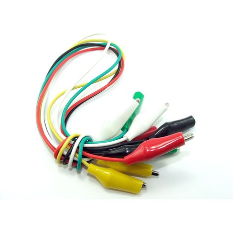 Cables, 5 piezas, pinza de cocodrilo pequeña de 27 mm