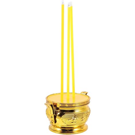Brûleur de Parfum Électrique Décoratif Jaune en Plastique Finition Soignée pour Décoration Intérieure Quotidienne et Bureau (1/5)