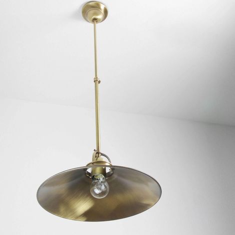 Deckenlampe Bronze Hell aus Echt-Messing