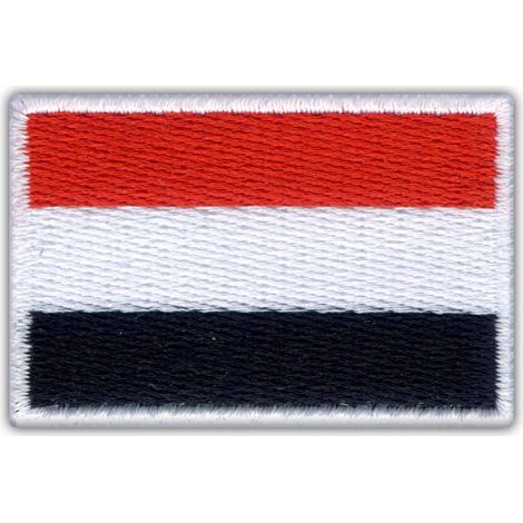 Aufnäher mit der Flagge Jemens – zum Aufnähen – gestickter Aufnäher/Abzeichen/Emblem