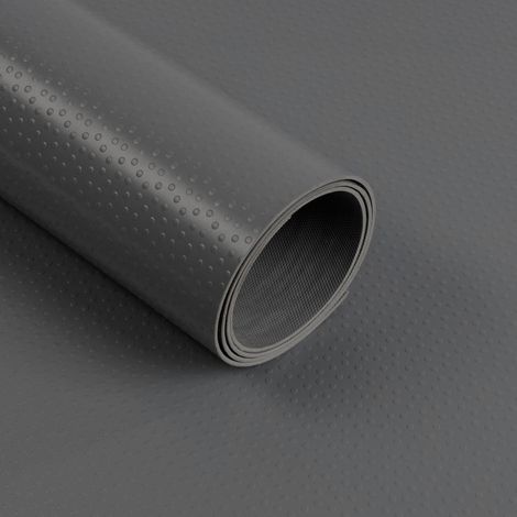 PVC-Bodenbelag Dots Dunkelgrau 120 x 50 cm