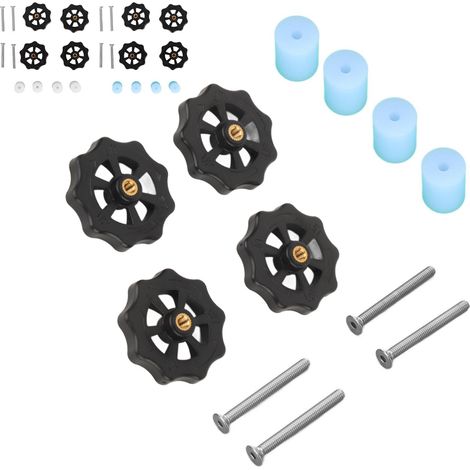 Roue de guidage M4 pour imprimante 3D Ender 5 Plus, haute résistance à l'usure et stabilité, couleur blanc/noir (1/5)