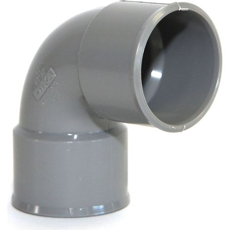 Coude PVC Femelle - Femelle - angle 87°30 ø 40