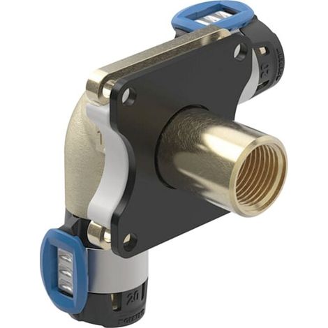 Geberit 620823001 FlowFit passe-paroi d'angle 90° (1/4)
