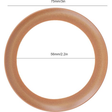 Lot de 10 segments de piston isolés en caoutchouc pour compresseur/cylindre d'air silencieux 1500 W (sans huile) (1/5)