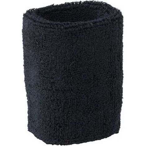 Lot de 5 bandeaux noirs pour poignet - Bandeaux de sport absorbants - Accessoire fitness (1/4)