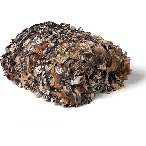 Filet de camouflage Woodland pour militaire, parasol, camping, chasse, armée, pêche, décoration de fête de Noël (1/5)