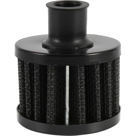 Universal Car Air Filter 12mm Round Crank Carbon Engine Air Filter Oil Pan for Car Motorcycle Quad (1/5)
