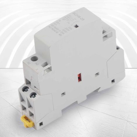 Contacteur secteur domestique 2P 25A 220V/230V 50/60HZ 1NO 1NC (1/5)